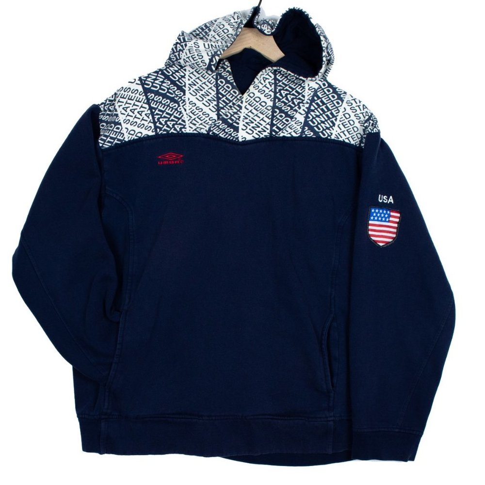 SOLD! Umbro United States Print Hoodie USA Patch